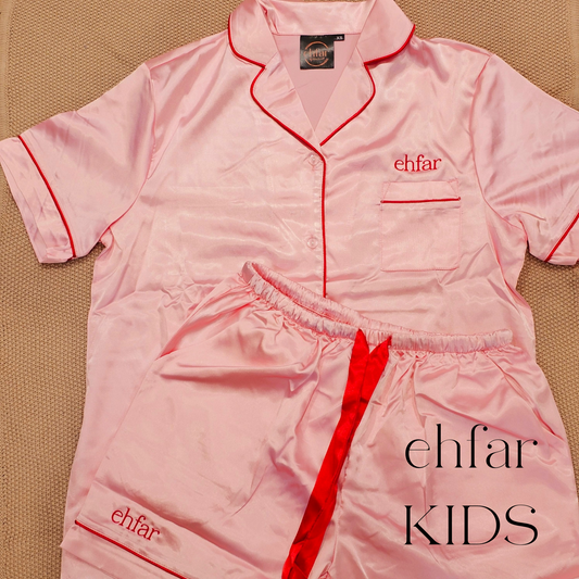 KIDS Love Collection Satin Pyjamas - Romance